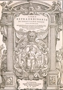 Frontispício para &39;Libro Estraordinario&39;, 1566